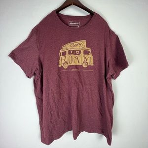Eddie Bauer Born to Roam T Shirt Size XXL